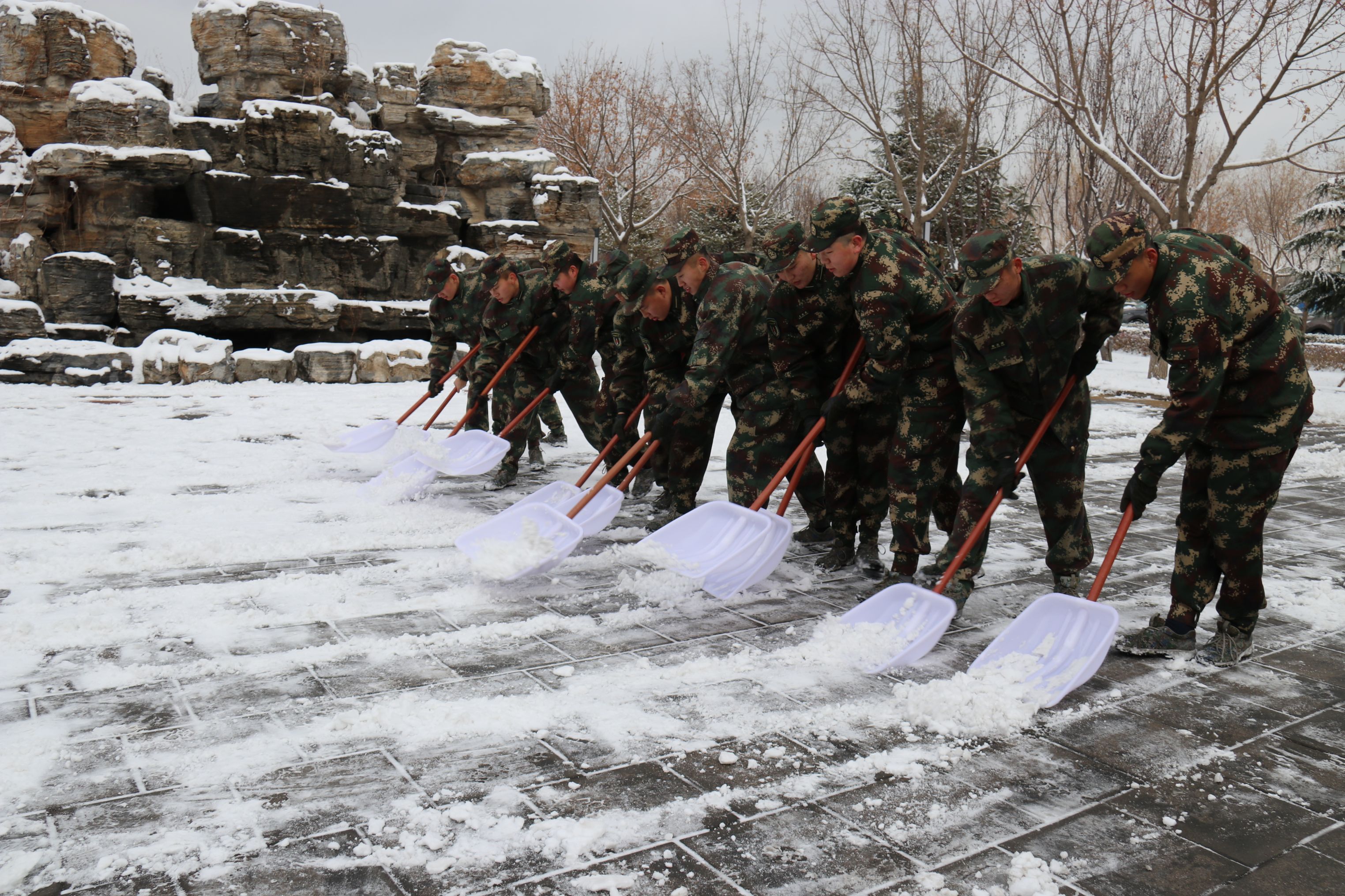 铲冰除雪，军士生在行动2.JPG